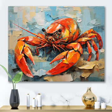 Crayfish Creek Dweller Collage - Crayfish Wall Art Prints